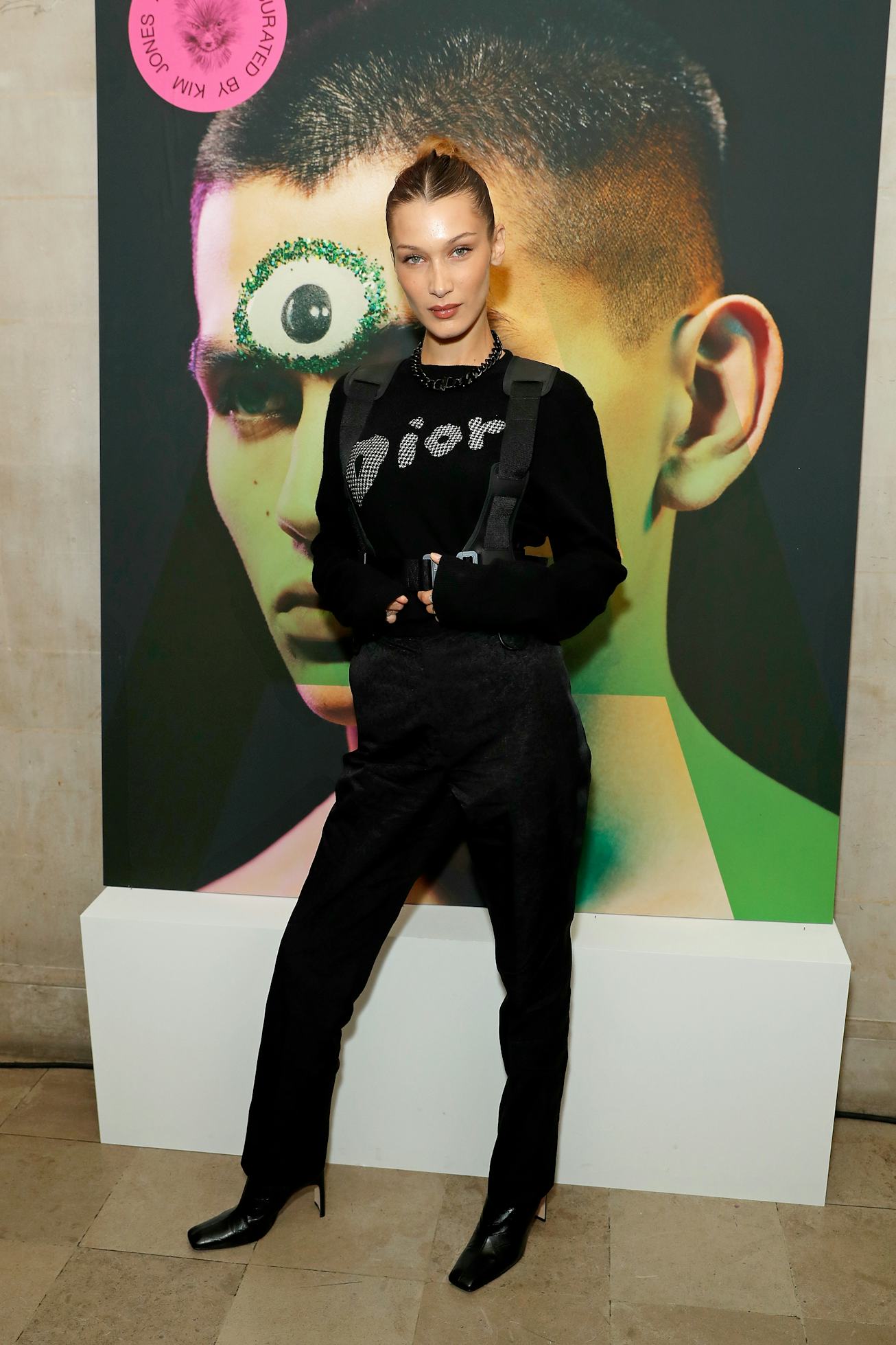 LONDON, ENGLAND - MAY 29: Bella Hadid attends Dior_A Magazine Curated By Kim Jones Launch Party at T...