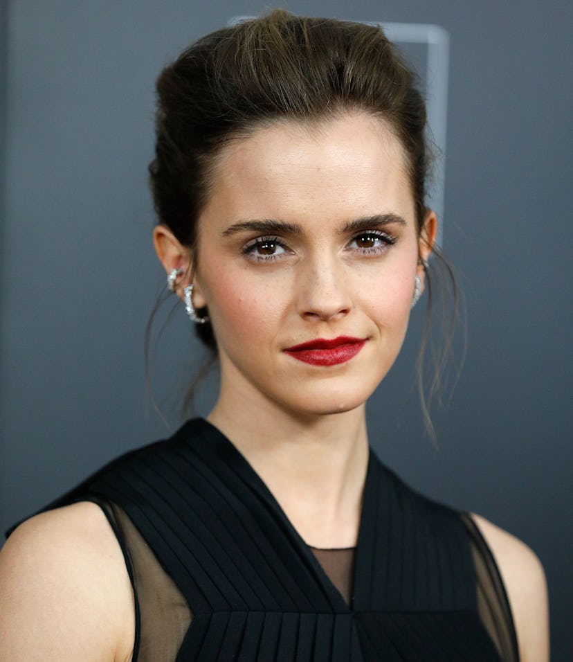 NEW YORK, NY - MARCH 13:  Actress Emma Watson attends the "Beauty and the Beast" New York screening ...