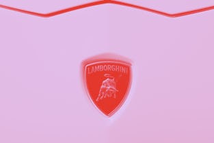 Sant\'Agata Bolognese, Italy - July 28, 2011: Lamborghini Luxury Sports Car Badge