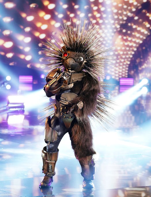 THE MASKED SINGER: Porcupine in the  Return Of The Masks season five premiere episode of THE MASKED ...