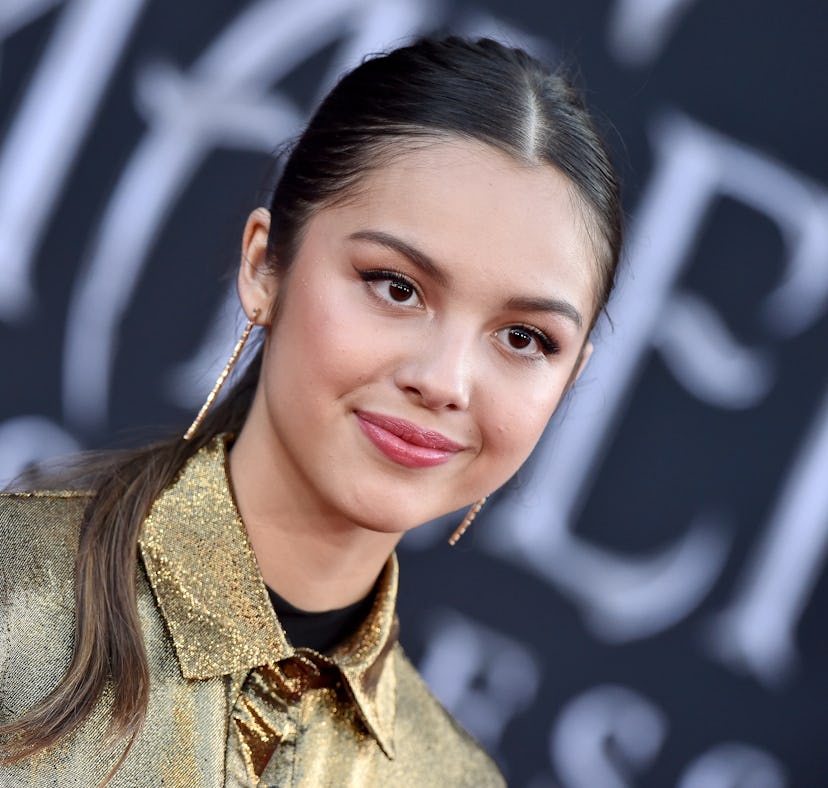 LOS ANGELES, CALIFORNIA - SEPTEMBER 30: Olivia Rodrigo attends the World Premiere of Disney's “Malef...