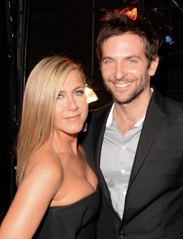 CULVER CITY, CA - JUNE 08:  Actors Jennifer Aniston and Bradley Cooper attend Spike TV's Guys Choice...
