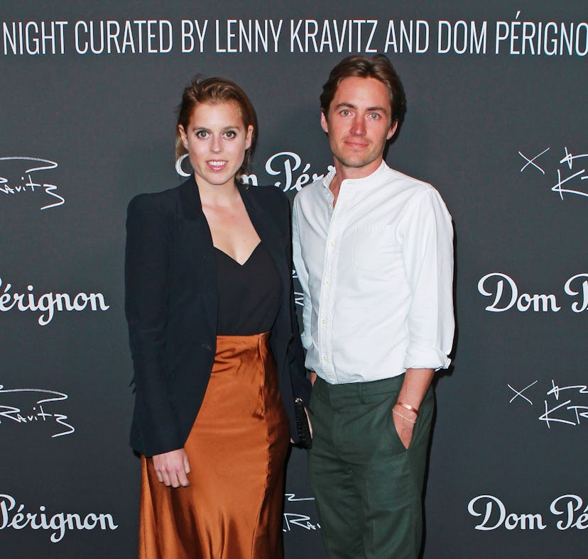 LONDON, ENGLAND -  JULY 10:   Princess Beatrice of York and Edoardo Mapelli Mozzi attend the Lenny K...