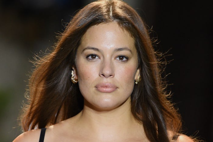 MILAN, ITALY - SEPTEMBER 24: Ashley Graham walks the runway at the Etro fashion show during the Mil...