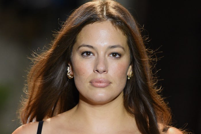 MILAN, ITALY - SEPTEMBER 24: Ashley Graham  walks the runway at the Etro fashion show during the Mil...