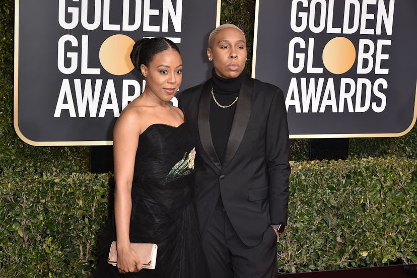 BEVERLY HILLS, CALIFORNIA - JANUARY 06: Alana Mayo and Lena Waithe attend the 76th Annual Golden Glo...