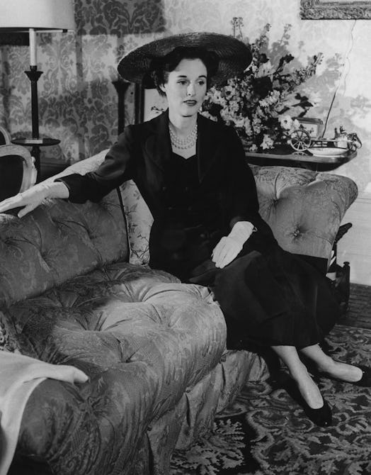 American fashion editor and socialite Barbara 'Babe' Paley (1915 - 1978), January 1954. She is the w...