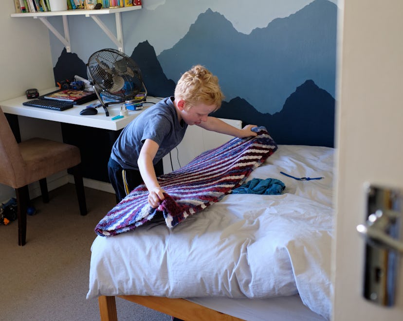 Experts say cleaning their room looks different for each child.