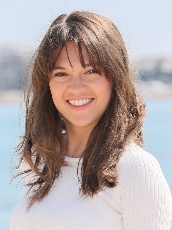 CANNES, FRANCE - APRIL 04:  Sabrina Bartlett attends "Knightfall" photocall during MIPTV 2017 on Apr...