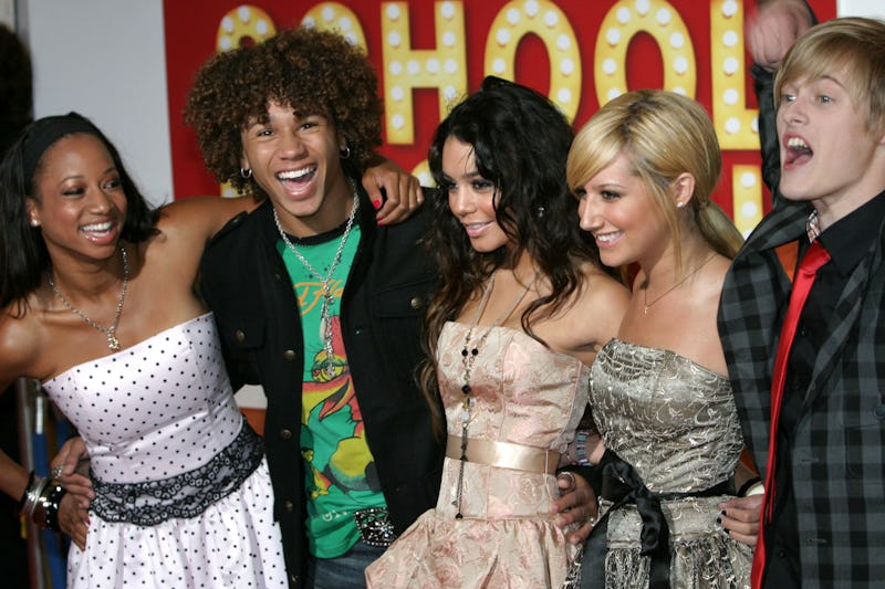 Corbin Bleu, Monique Coleman, Vanessa Anne Hudgens, Ashley Tisdale and Lucas Grabeel at the Odeon Le...