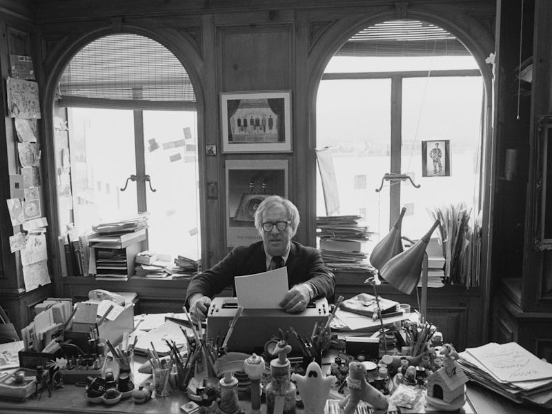 American author Ray Bradbury (1920 - 2012) in Los Angeles, California, circa 1980. (Photo by Michael...