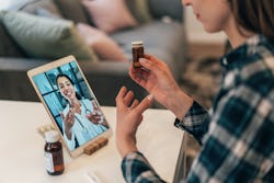 A woman uses a telehealth platform for healthcare. Kate Ryder, CEO of Maven Clinic, describes fundin...