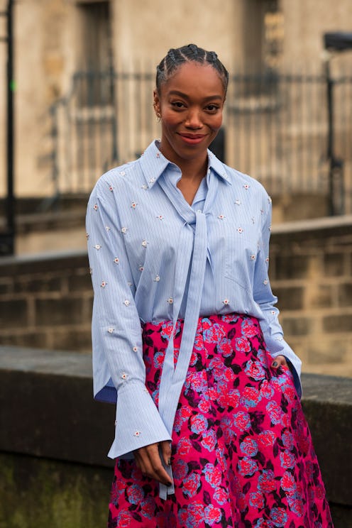 PARIS, FRANCE - MARCH 01: Actress Naomi Ackie wears Valentino on March 01, 2020 in Paris, France. (P...