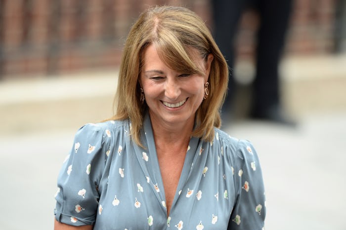 LONDON, ENGLAND - JULY 21:  Carole Middleton leaves The Lindo Wing after visiting The Duchess Of Cam...