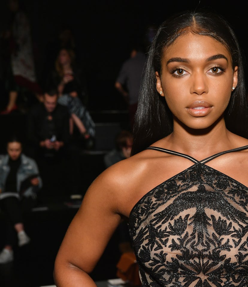 NEW YORK, NY - SEPTEMBER 07: Lori Harvey attends the Tadashi Shoji fashion show during New York Fas...