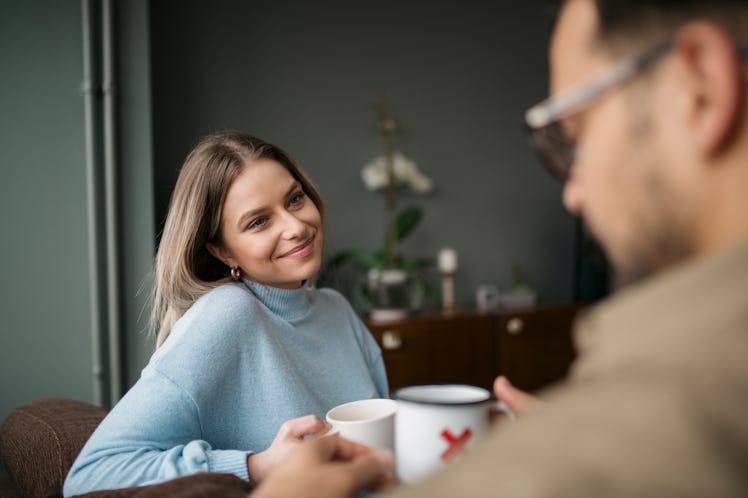 A person who has a crush on you will always try to talk to you.