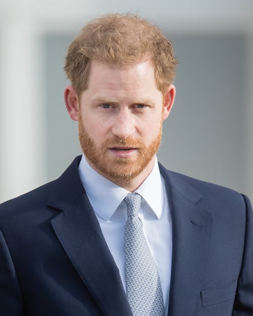 LONDON, ENGLAND - JANUARY 16: Prince Harry, Duke of Sussex hosts the Rugby League World Cup 2021 dra...