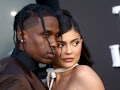 SANTA MONICA, CALIFORNIA - AUGUST 27: Travis Scott and Kylie Jenner attend the Travis Scott: "Look M...