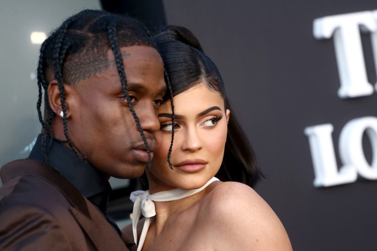 SANTA MONICA, CALIFORNIA - AUGUST 27: Travis Scott and Kylie Jenner attend the Travis Scott: "Look M...