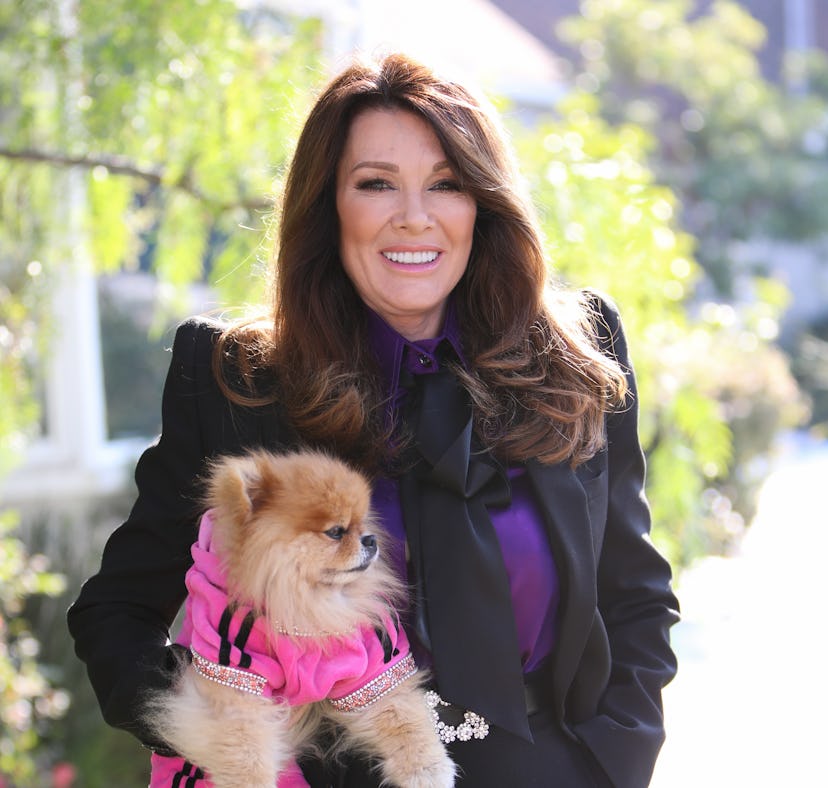 UNIVERSAL CITY, CALIFORNIA - JANUARY 14: Reality TV Personality Lisa Vanderpump visits Hallmark Chan...