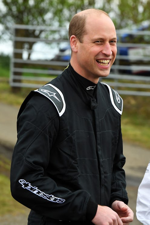 FIFE, SCOTLAND - MAY 22: Prince William, Duke of Cambridge prepares to test drive the Extreme E Odys...