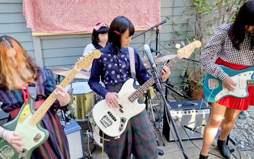 UNSPECIFIED - APRIL 29: In this screengrab, The Linda Lindas perform during LA Family Housing’s Home...