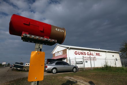 KILLEEN, TX - NOVEMBER 09: The "Guns Galore" store, where authorities are investigatinger whether ...