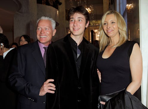 Michel Stern, Julian Murray Stern, and Lisa Kudrow in 2013.