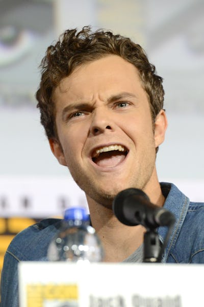 SAN DIEGO, CALIFORNIA - JULY 20: Jack Quaid speaks at the "Enter The Star Trek Universe" Panel durin...