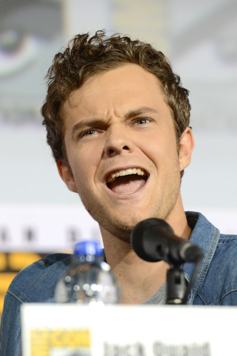 SAN DIEGO, CALIFORNIA - JULY 20: Jack Quaid speaks at the "Enter The Star Trek Universe" Panel durin...