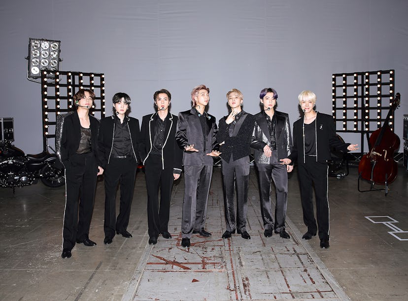 BTS performed "Butter" at the 2021 Billboard Music Awards.
