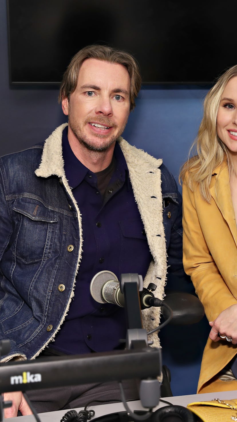 NEW YORK, NY - FEBRUARY 25: Actors Dax Shepard and Kristen Bell visit the SiriusXM Studios on Febru...