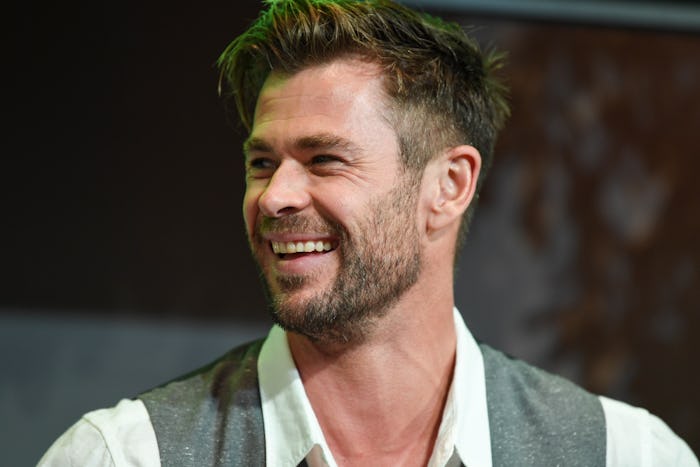 Actor Chris Hemsworth at the Sydney Opera House for the launch of the latest Tourism Australia campa...