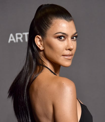 LOS ANGELES, CA - NOVEMBER 03:  Kourtney Kardashian arrives at the 2018 LACMA Art + Film Gala at LAC...