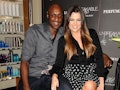 ORANGE, CA - JUNE 07:  Lamar Odom and Khloe Kardashian make a personal appearance for "Unbreakable B...