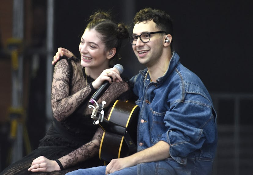 Lorde (L) and Jack Antonoff perform during the 2017 Outside Lands Music and Arts Festival at Golden ...