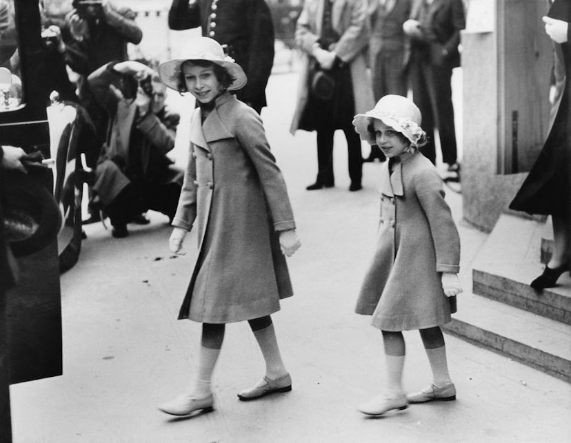 Queen Elizabeth and Princess Margaret frequently wore matching outfits.