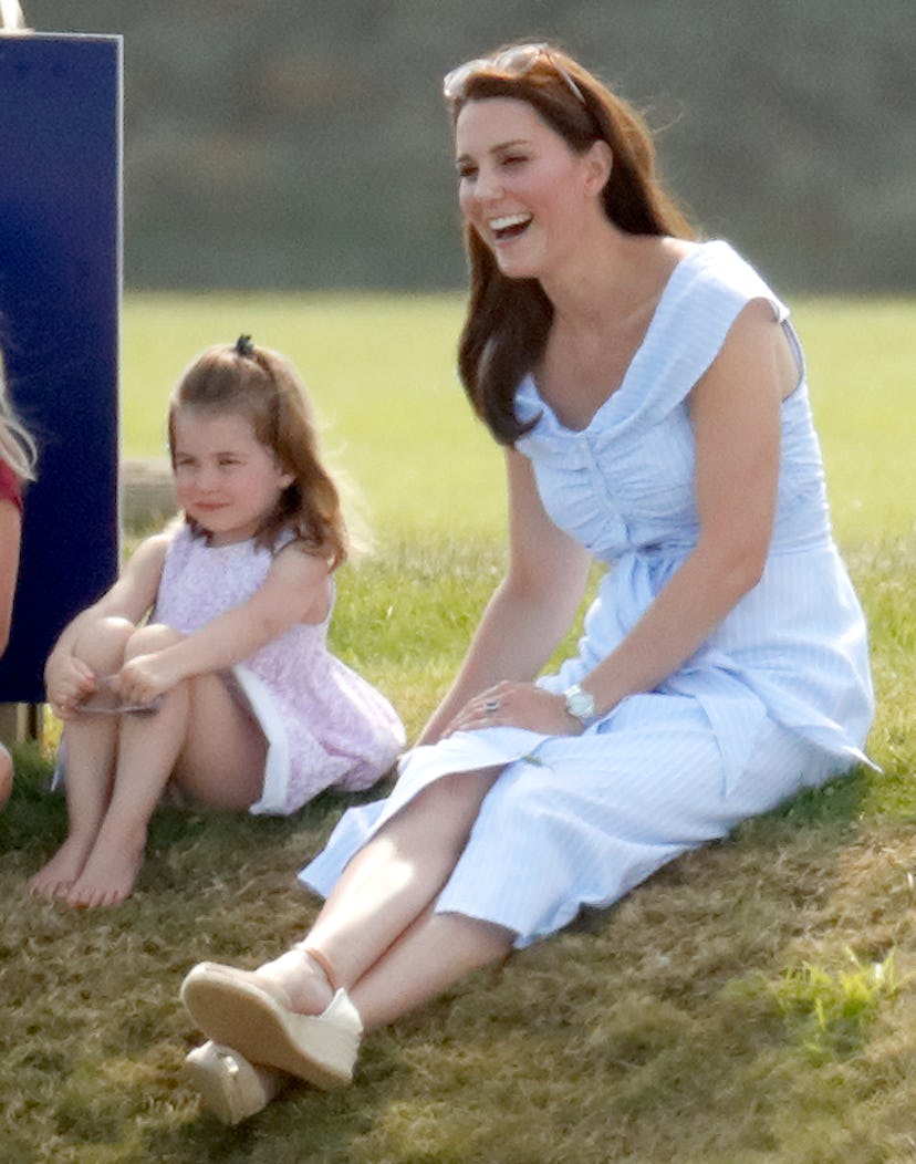 Princess Charlotte and Kate Middleton look relaxed in sundresses.