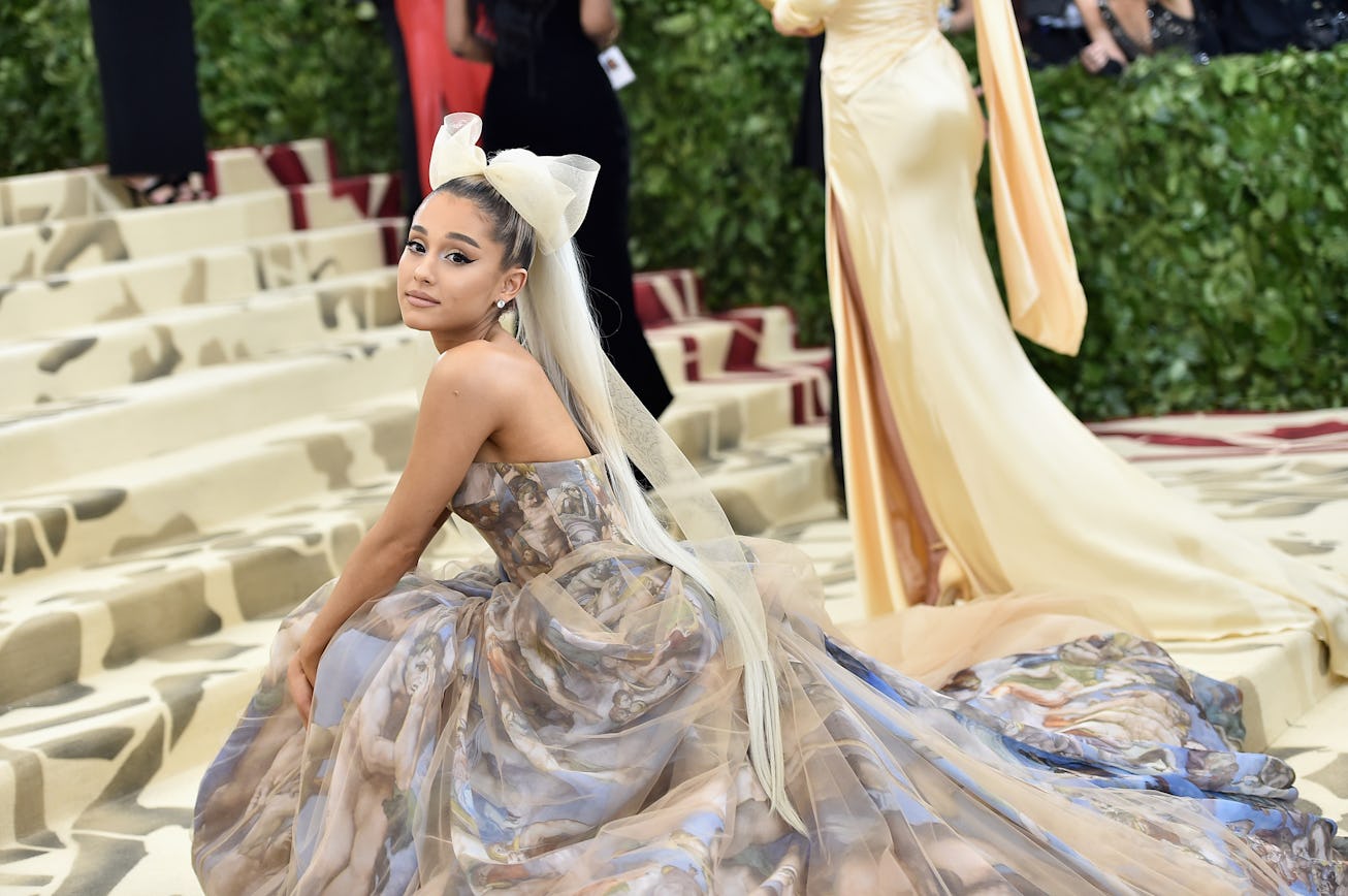 NEW YORK, NY - MAY 07:  Ariana Grande attends the Heavenly Bodies: Fashion & The Catholic Imaginatio...