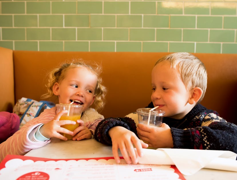 Getting your kid a fun drink is one restaurant tip from parents for picky eaters.