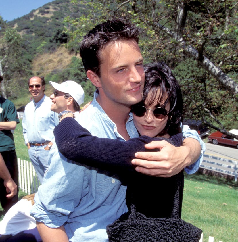 Matthew Perry and Courteney Cox (Photo by Kevin Mazur/WireImage)