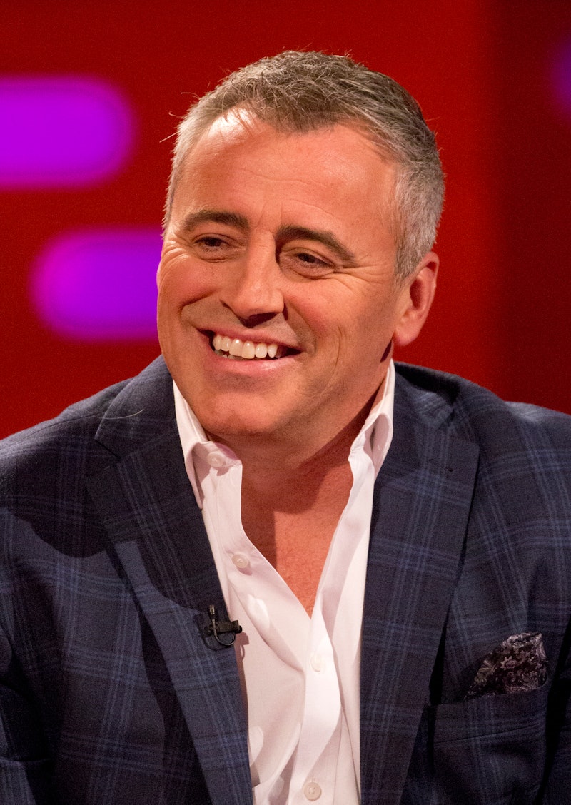 Matt LeBlanc during the filming of the Graham Norton Show at The London Studios, south London, to be...