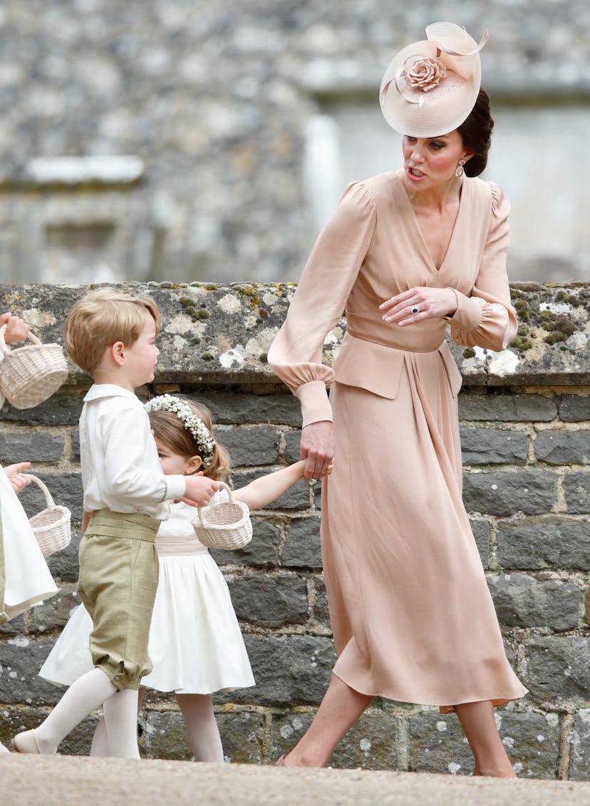 Prince George got scolded by his mom.