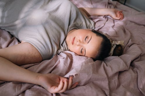 A woman sleeps after masturbating. Here's what happens to your body when you masturbate.