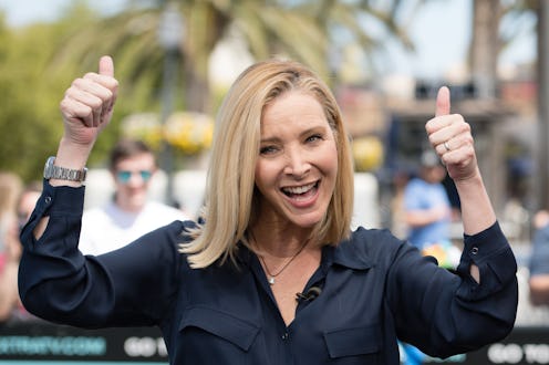 UNIVERSAL CITY, CALIFORNIA - APRIL 09: Lisa Kudrow visits "Extra" at Universal Studios Hollywood on ...