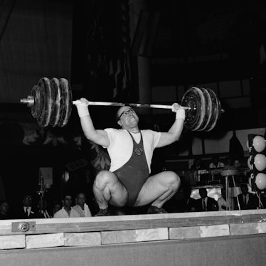 Soviet weightliter Yuri Vlasov. Vlasov was heavyweight Olympic Champion in 1960.   (Photo by Univers...