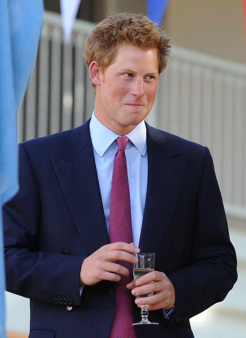 Prince Harry joined the party.