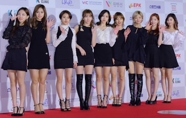 SEOUL, SOUTH KOREA - JANUARY 19: TWICE attends 26th High1 Seoul Music Awards at Jamsil Arena on Janu...