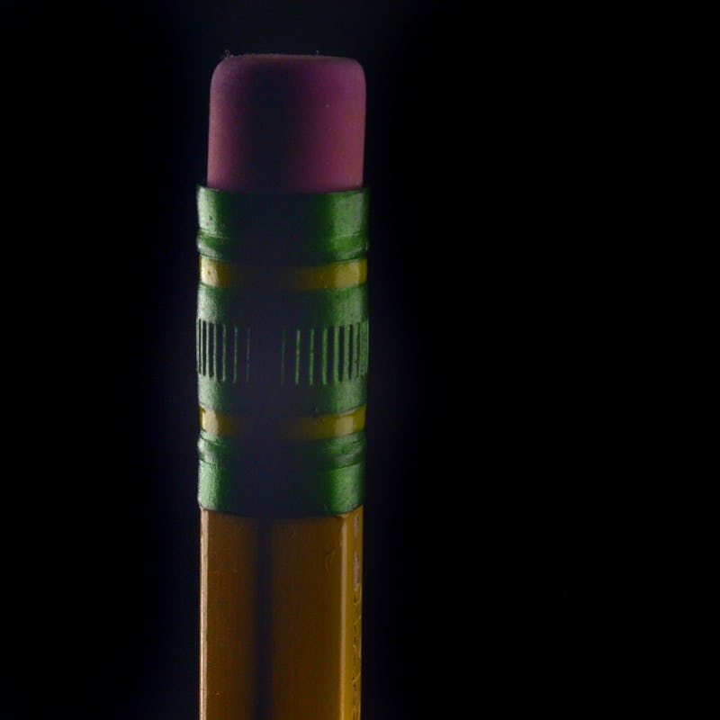 A close-up of pencil