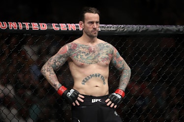 CHICAGO, IL - JUNE 09:  CM Punk prepares to fight Mike Jackson in their welterweight bout during the...